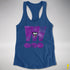 Lesbian Labrys Pride Grunge Exclamation Points Racerback Tank - Royal